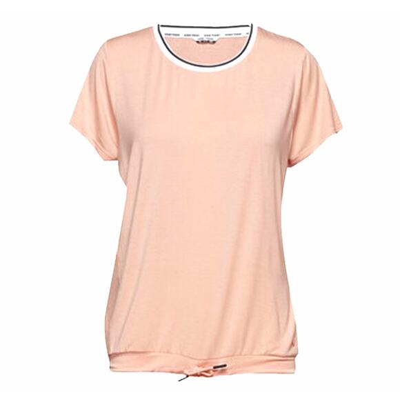 Kari Traa Tops - Kari Traa Rong Tee Workout Short Sleeve Top Womens Sz XL Peach Pink Crewneck